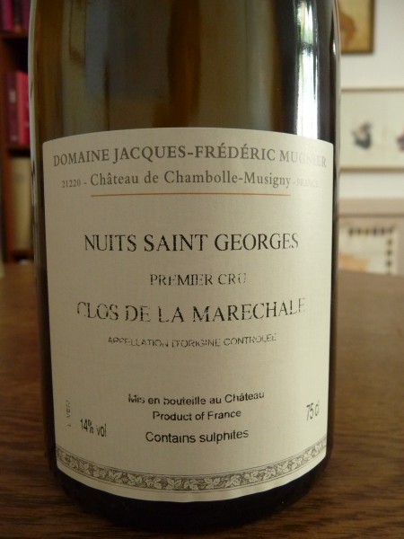 Nuits St. Georges blanc "Clos de la Maréchale" 1er Cru 2023